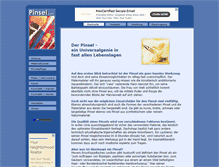 Tablet Screenshot of pinsel.com